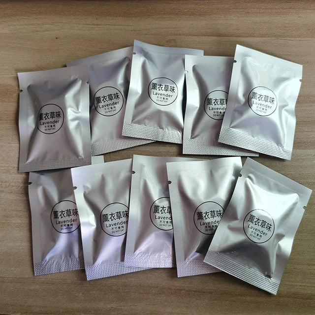 معطر سيارة بمروحة دوارة على فتحة المكيف – تعبئة 10 قطع - لافندر