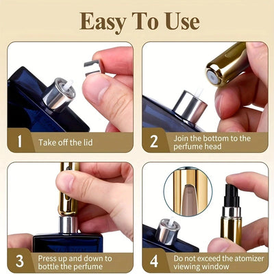 طقم 5 قوارير عطر صغيرة 5 مل للسفر – صورة 7