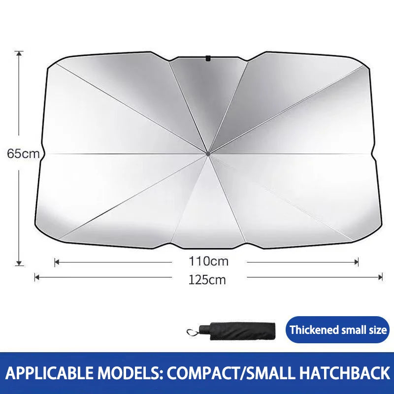 مظلة شمس داخلية للزجاج الأمامي للسيارة – صغير